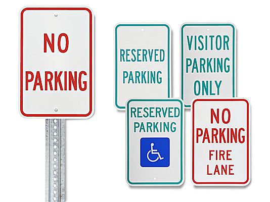 Aluminum Parking Signs